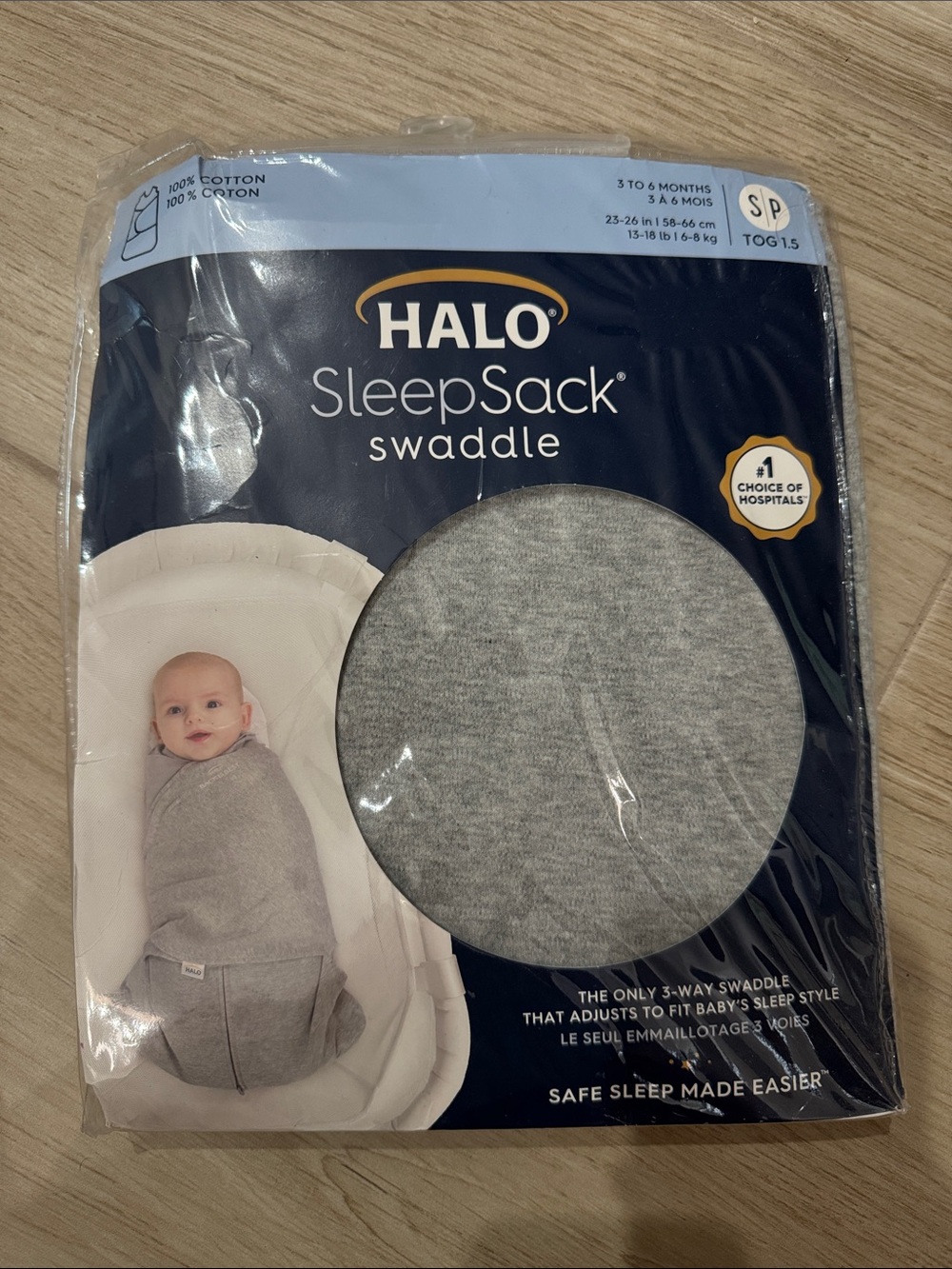 Halo SleepSack Swaddle - Gray